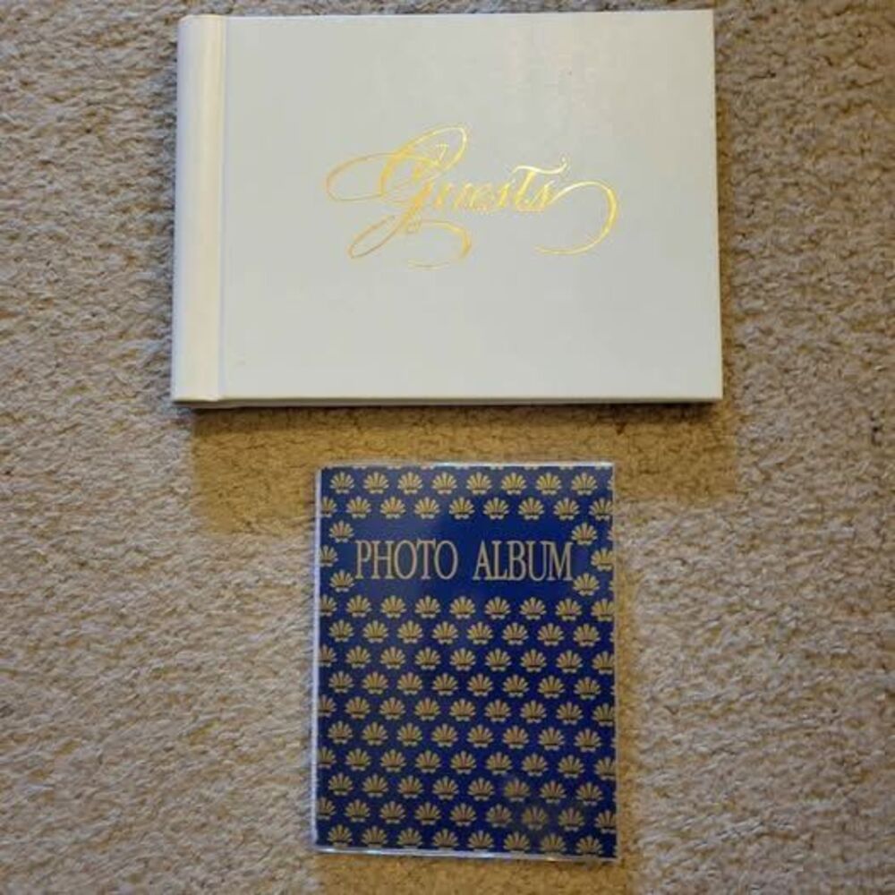 Guest book and photo mini album new welcome decor wedding lodging